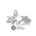 Charm din Argint 925-Stea 5X5mm -1buc