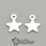 Charm din Argint 925-Stea 4X4mm -10buc