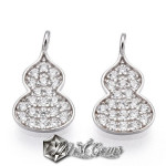 Pandantiv din Argint 925-Calabash cu Cubic Zirconia -1buc