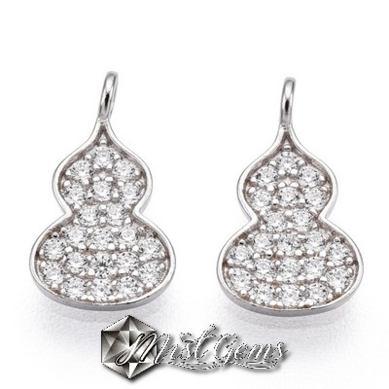 Pandantiv din Argint 925-Calabash cu Cubic Zirconia -1buc