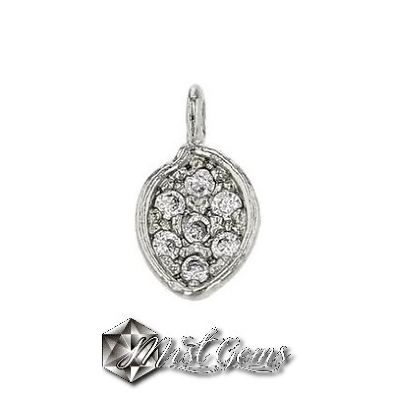 Charm din Argint 925-Oval cu Cubic Zirconia -1buc