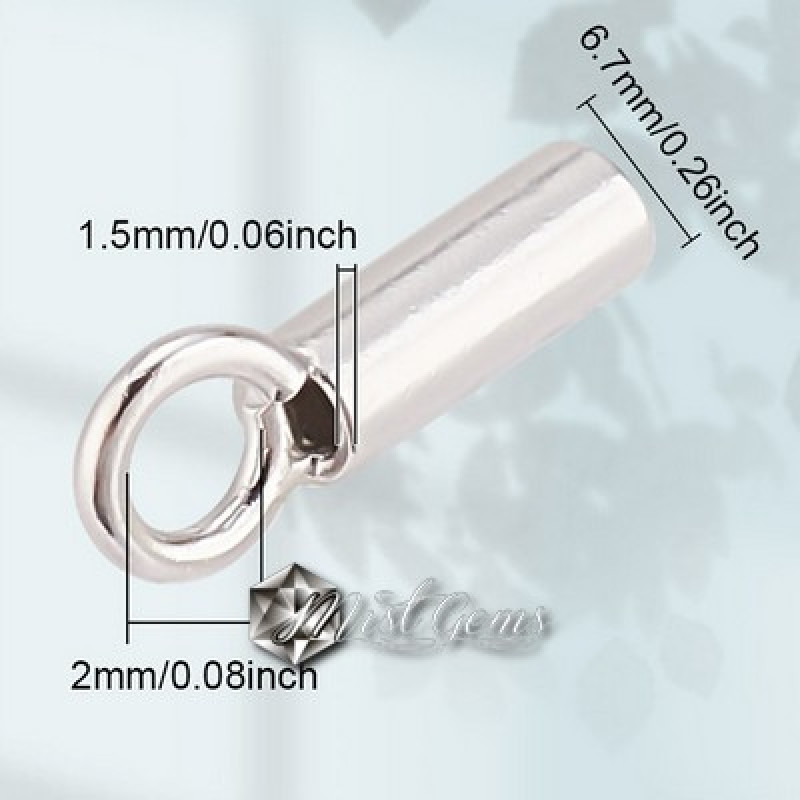Terminatii Snur-1mm- din Argint 925-2buc