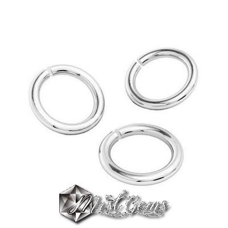 Zale Simple Nesudate din Argint 925-5.0mm,grosime 0.64mm-10buc