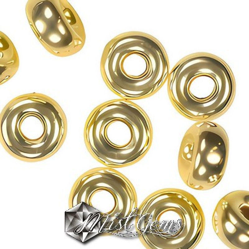 Rondele din Aur 14K-585-4,2X2mm -1buc.