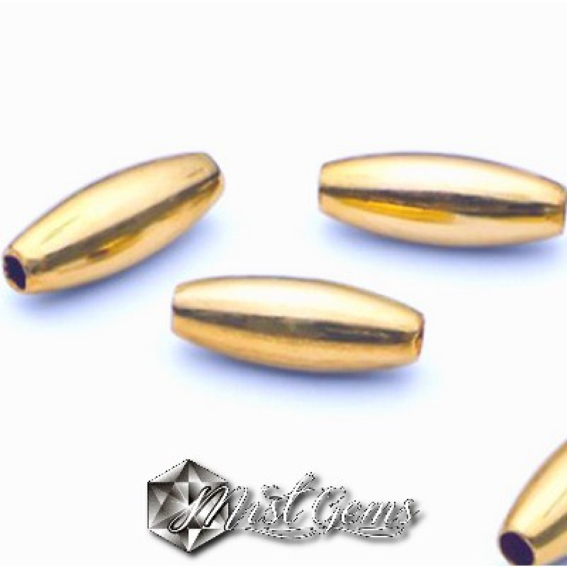 Margele Ovale din Aur 585-14k-2.5X6mm -1buc