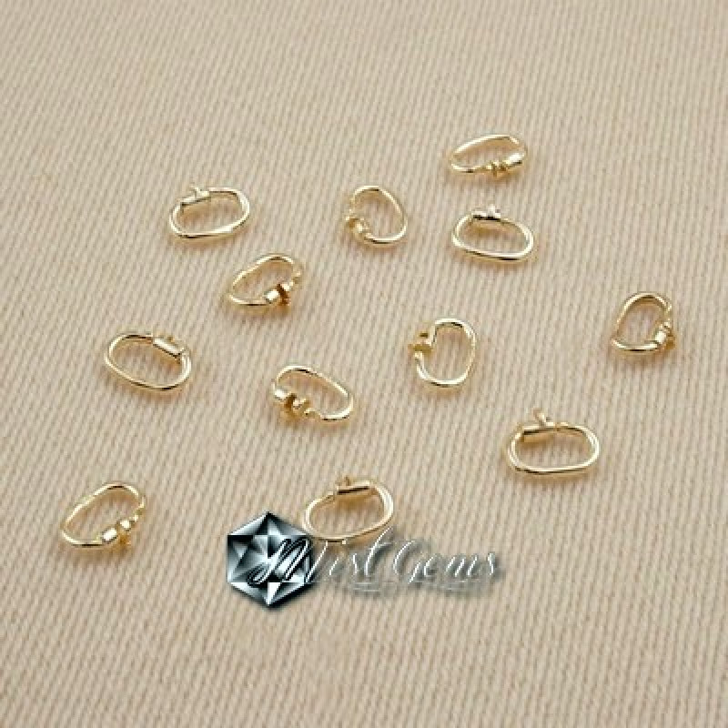 Link cu Blocare din AUR 14K-585-6X4.8mm