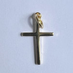 Pandant din Argint 925,Placat cu Aur 18k-Cruce