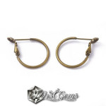 Baza cercei,din alama,cerc 20mm,culoare bronz