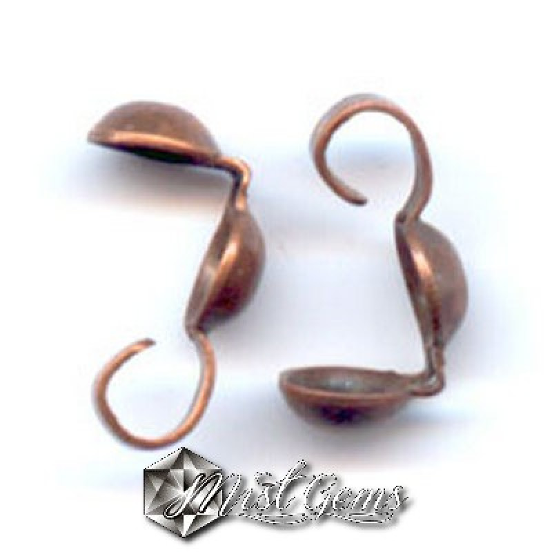 Acoperitoare de nod 4mm,culoare cupru vechi-10 buc