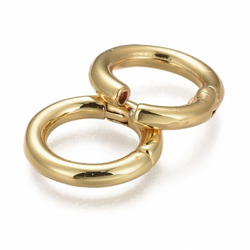 Inchizatoare Twister din Alama, Placata cu aur 18k 