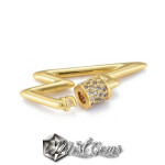 Inchizatoare cu filet placata cu cubic zirconia-fulger