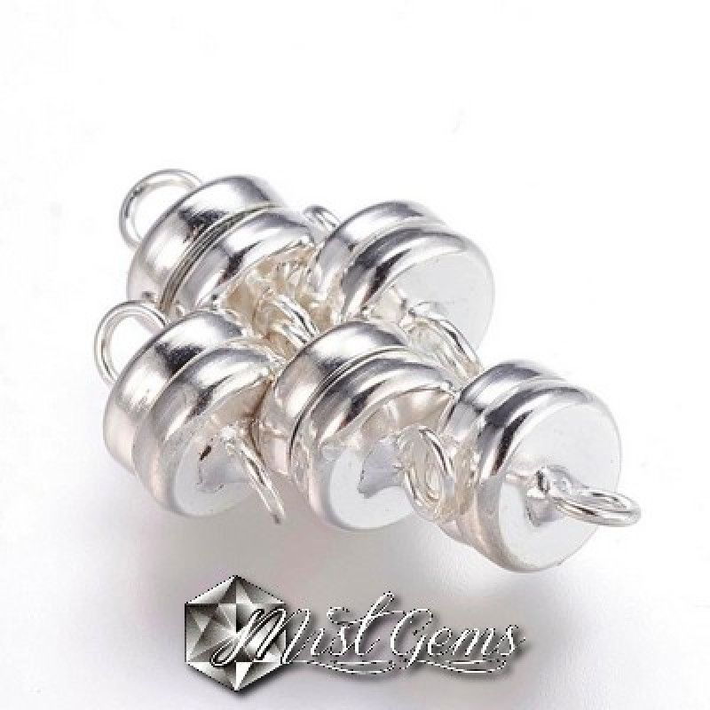 Inchizatoare magnetica alama argintie 11X7mm