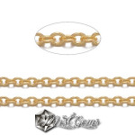 Lant din alama auriu cu zale 2X1.5mm -1m