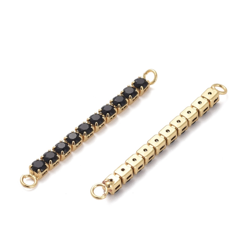 Element de Legatura,cu Cubic Zirconia 41x3x3mm