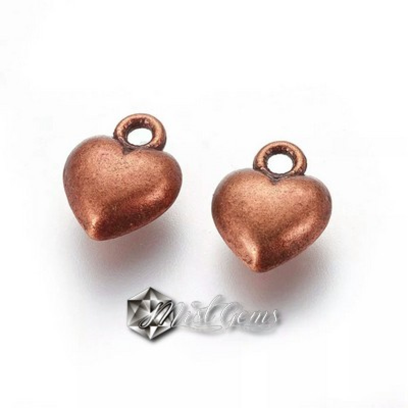 Pandantiv Inima 3D-6X10mm-20buc