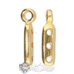 Terminatii Cymbal ZAKROS-8/0,placate cu aur 24k pentru margele Miyuki 8/0-2 buc