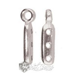 Terminatii Cymbal ZAKROS-8/0,placate cu argint 925 pentru margele Miyuki 8/0-2 buc