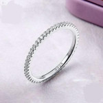 Inel din Argint 925 placat cu Rodiu si Cubic Zirconia -16mm