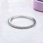Inel din Argint 925 placat cu Rodiu si Cubic Zirconia -16mm