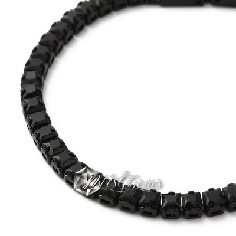 Bratara Eleganta cu Cubic Zirconia Neagra