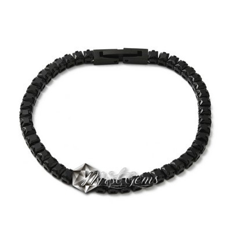 Bratara Eleganta cu Cubic Zirconia Neagra