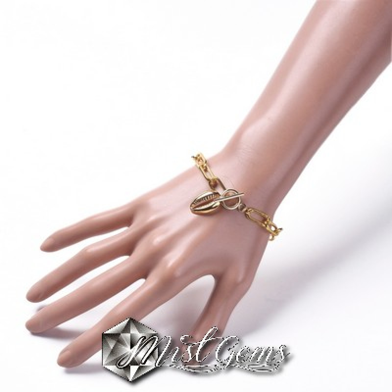 Bratara Inox  cu Charm Scoica