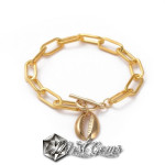 Bratara Inox  cu Charm Scoica