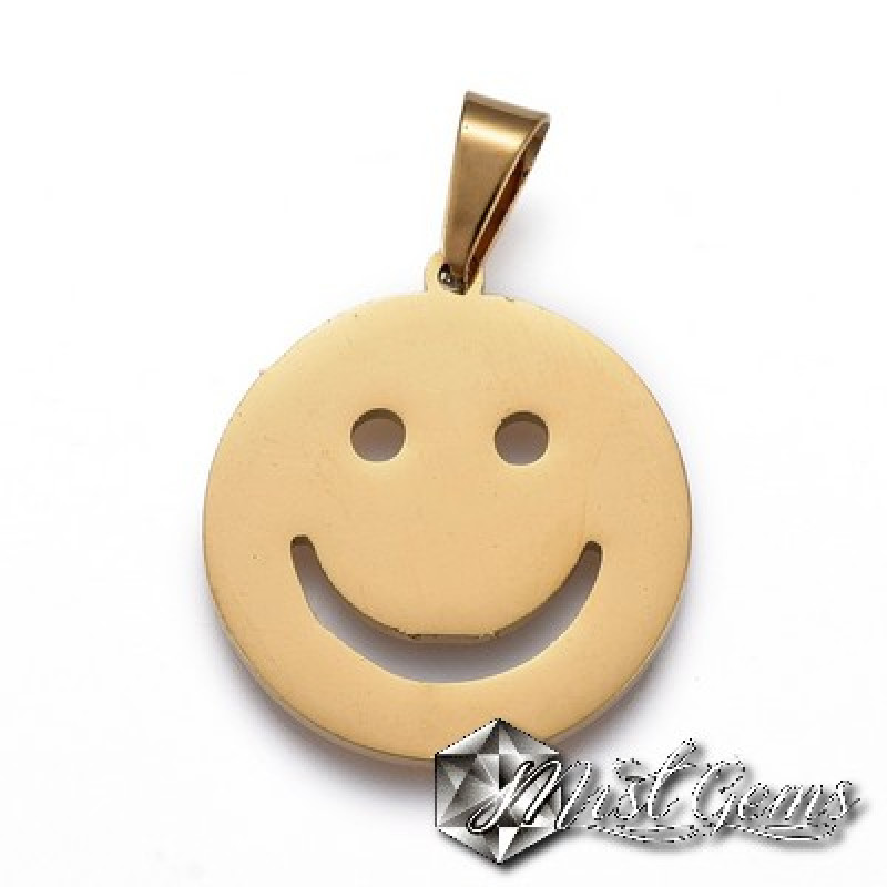 Pandantiv "Smiley Face"  din inox