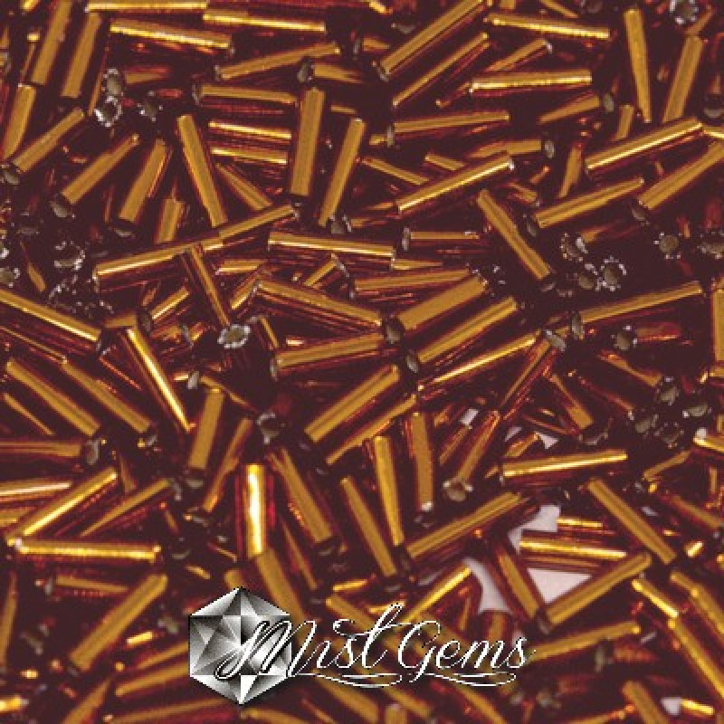 Miyuki Bugle BB2-0005 Dark Topaz Silver Lined
