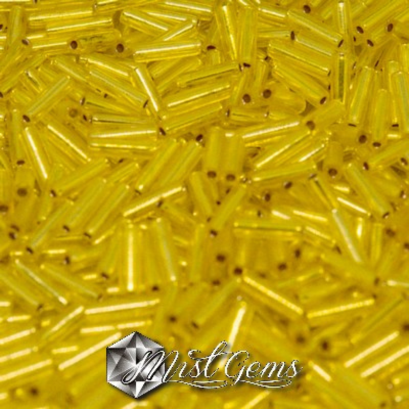 Miyuki Bugle BB2-0006  Silver Lined Yellow