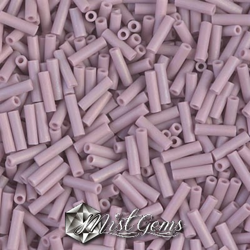 Miyuki Bugle BB2-0410FR Matted Opaque Mauve AB
