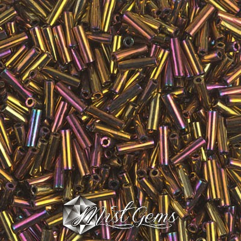 Miyuki Bugle BB2-0462 Metallic Gold Iris