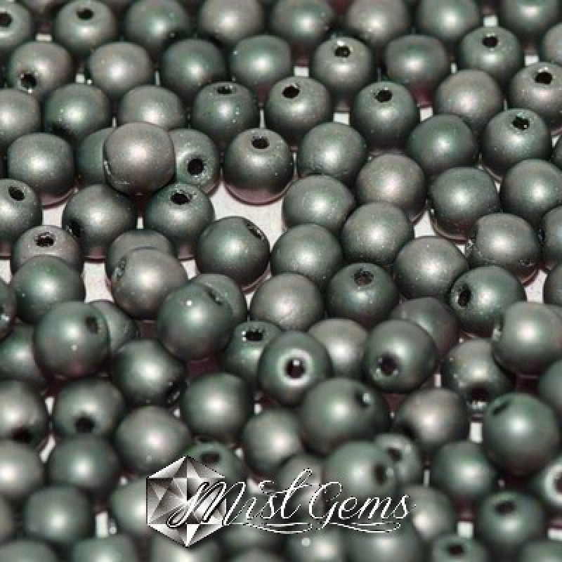 Sfere Sticla-Crystal Chrome Full Matted-4mm-50 buc.
