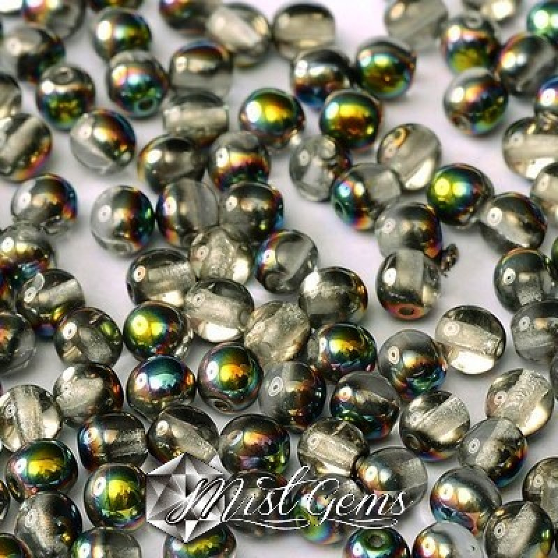 Sfere Sticla-Crystal Vitrail-4mm-50 buc.