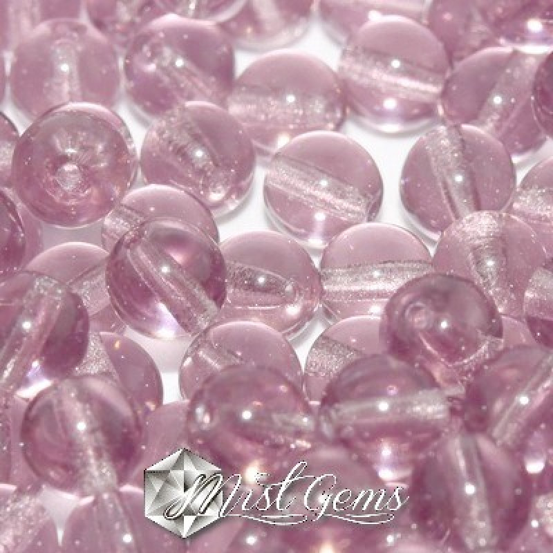 Sfere Sticla-Amethyst -4mm-50 buc