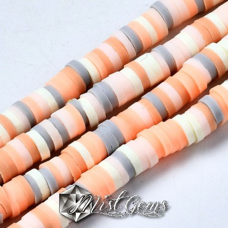 Discuri din argila polimerica-vinil-4mm,multicolore-11cm