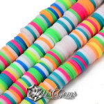Discuri din argila polimerica-vinil-4mm,multicolore