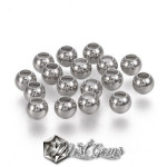 Margele Aurii din Alama cu Silicon in Interior Placate cu Aur 24k-4X3mm-1 buc.