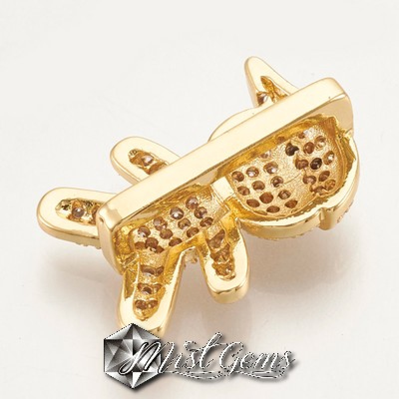 Slider Baiat Placat cu Cubic Zirconia-Pentru Banda 