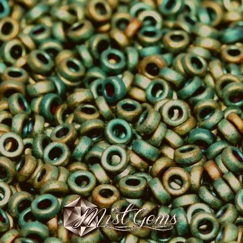 Spacer Miyuki SPR2-2008  Matted Metallic Patina Iris-2gr.