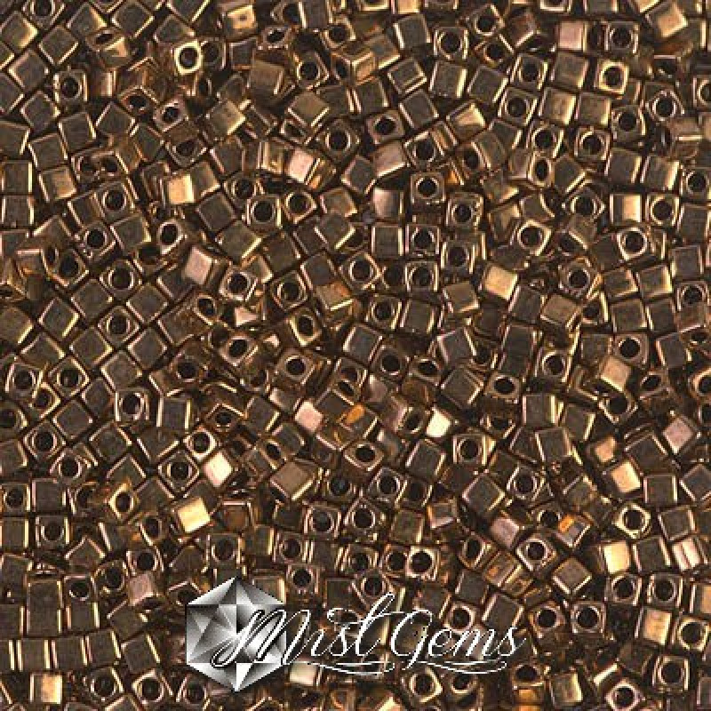 Miyuki Square Beads SBS0457 Metallic Dark Bronze-1.8mm