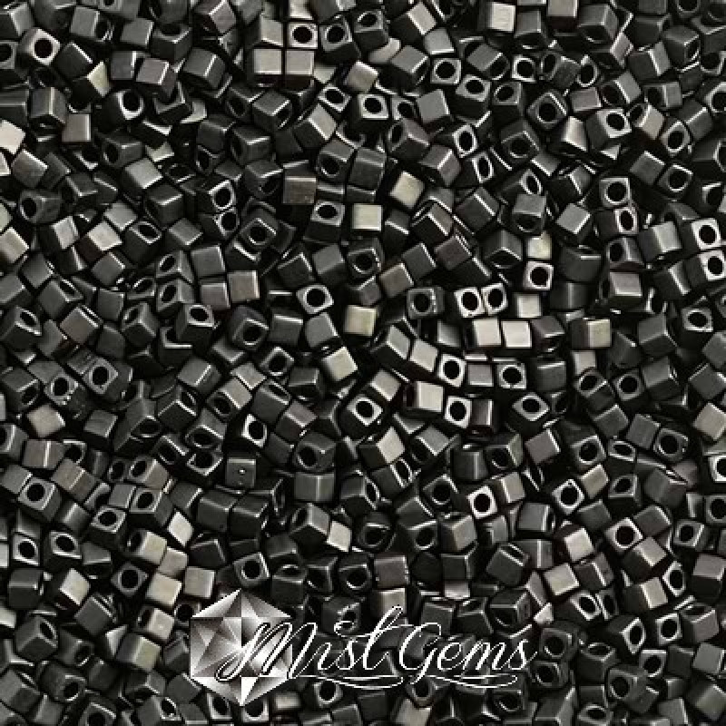 Miyuki Square Beads SBS0401F Matted Black