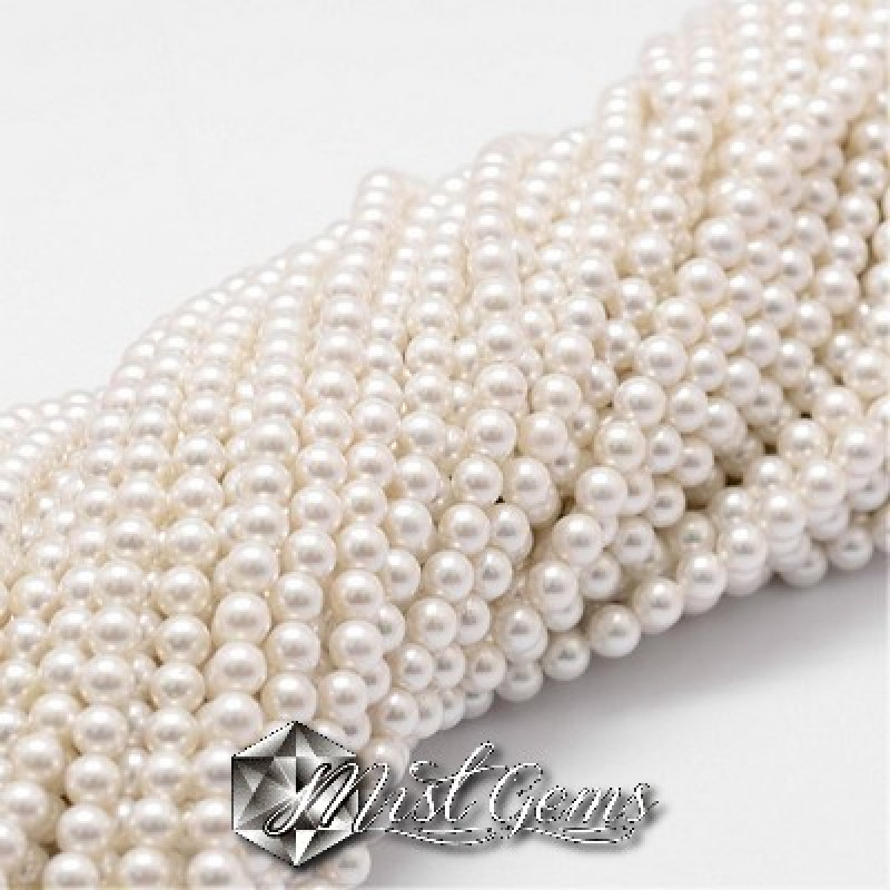 Mother of Pearl-Sfere 4mm-50buc