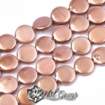 Banuti din Scoica de Apa Dulce,8X3mm,culoarea Cuprului-10 buc
