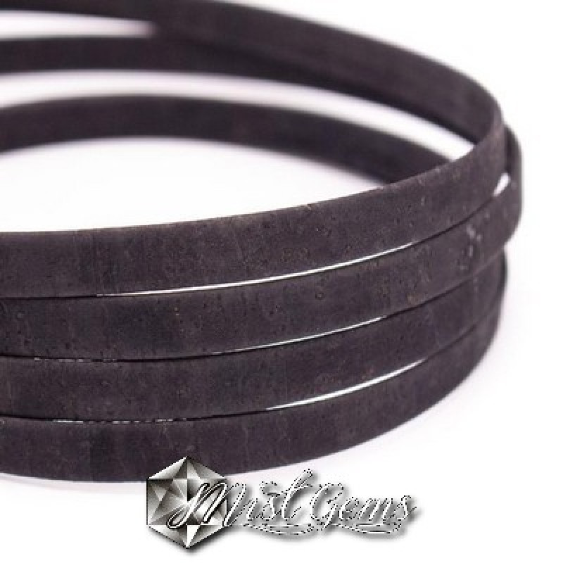 Banda din pluta 10X1.0mm gri grafit -0.2m