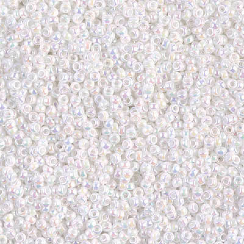 Miyuki Round Rocailles 11/0 RR-0471 Opaque AB White