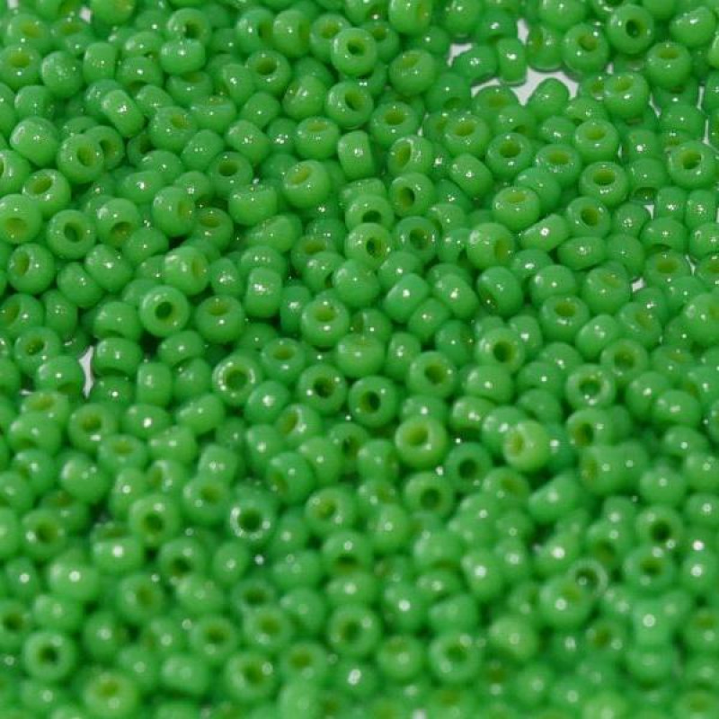 Miyuki Round Rocailles 11/0 RR-4476 Duracoat Opaque Dyed Fiji Green 