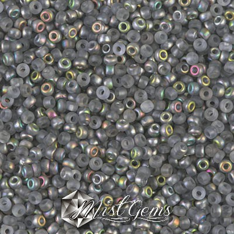 Miyuki Round Rocailles 11/0 RR-4557 Crystal Vitrail Matted