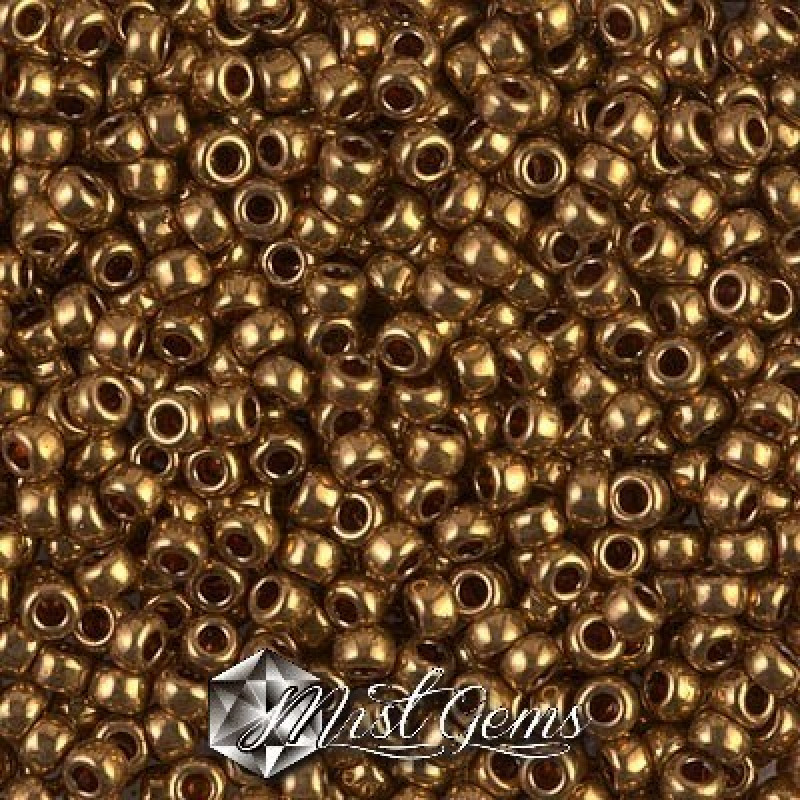Miyuki Round Rocailles 8/0 RR 0457L Metallic Light Bronze