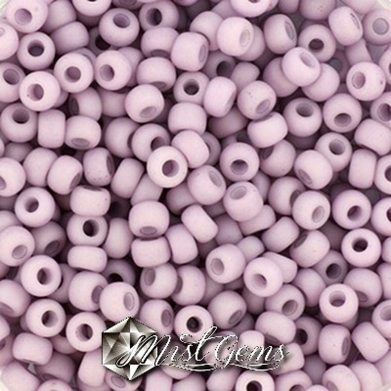Miyuki Round Rocailles 8/0 RR 2025 Opaque Matte Light Mauve